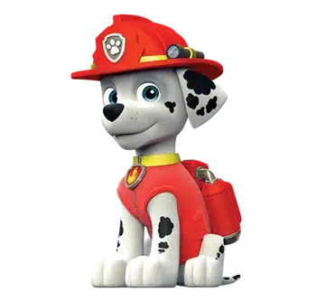 Invitaciones de Paw Patrol - Marshall PNG 1